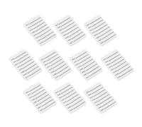 Bandeja de Extensión de Pestañas de 10 Piezas Placa de Mano de Volumen de Extensión de Pestañas Blanca de 8 a 15 Mm para Tienda de Pestañas, Fácil de Usar