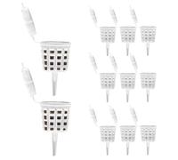 Bandeja De Fertilizante Para | 10 Piezas Macetas De Nutrición Para Plantación - Bandeja De Compost Exterior Para Orquídeas, Plantas En Maceta, Jardín, Patio Y Granja Familiar