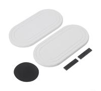 Bandeja de fregadero de diatomita natural, 2 piezas para una gestión rápida del agua y soluciones elegantes para encimera (A)