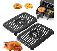 Bandeja de fritería de aire GWBSXM para Ninja Foodi AF300UK 6 en 1 friterías de aire DualZone de 7.6L, accesorios de fritería de aire de grado alimentario antiadherente, piezas de repuesto