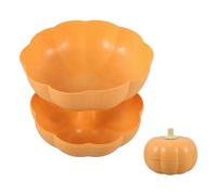Bandeja de frutas con diseño creativo de calabaza, ideal para decorar el hogar, el tiempo libre y las