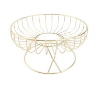 Bandeja de Frutas Diseño Hueco Bandeja de Servicio de Mármol de Hierro de Pie Alto para el Hogar Hotel Estilo Minimalista Almacenamiento Decorativo Plato de Frutas Sala de Estar (S)