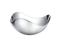 Bandeja de frutas, plato decorativo de acero inoxidable para sala de estar, adornos ligeros de estilo lujoso para dulces y aperitivos