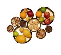 Bandeja De Fuentes Conectadas En Conjunto - Plato Divisorio Decorativo Dorado Con 9 Divisiones,Plato Para Aperitivos Y Entrantes,Para Hogar Salon Boda Banquete Fiesta Comida Postres Frutos Secos Galle