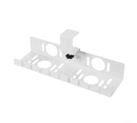 Bandeja de gestión de cables de escritorio personalizable, dos métodos de instalación para una mayor flexibilidad en la organización (blanco)