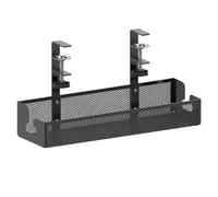 Bandeja de gestión de cables de metal, caja de bandeja de cables sin taladro, alta capacidad de carga, gestión de cables de malla metálica, caja de gestión de cables de escritorio, gestión de cables