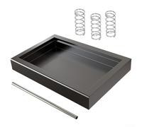 Bandeja de goteo bajo para Gaggia Classic Pro con kit OPV Bandeja de goteo de plástico resistente al calor para máquina de espresso para Gaggia Classic para Pro Mod Kit con 3 resortes OPV incluye 6 9