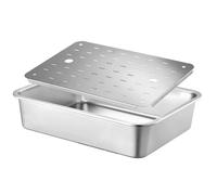 Bandeja de Goteo, Bandeja de Goteo de Doble Capa de Gran Capacidad - Bandeja de Goteo de Aceite para Uso en restaurantes y cocinas, diseño a Prueba de Fugas, fácil de Limpiar, Accesorio de c