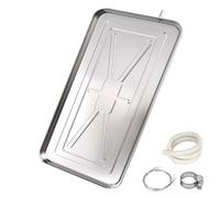 Bandeja de Goteo con Tubo para condensado de Aire Acondicionado Central, Aire Acondicionado de Ventana, portátil, Apto para Aires acondicionados Split, Bandeja de Goteo de Acero Inoxidable u