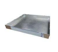 Bandeja de goteo de aceite y bandeja de drenaje para sistemas de climatización Acero inoxidable 304 Bandeja de 0,8 mm para revestimientos de jaulas para perros y fugas de unidades de aire acondiciona