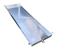 Bandeja de goteo de acero inoxidable 304 para aire acondicionado, bandeja recolectora de agua profunda para unidades de aire acondicionado portátiles, control de goteo de unidades externas, garaje,