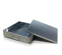 Bandeja de goteo de acero inoxidable 304 para aires acondicionados, 5 cm de alto, a prueba de fugas, bandeja de drenaje de condensado para aire acondicionado, macetas, armarios bajos, lavanderías