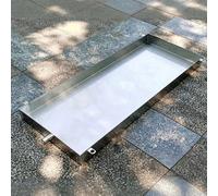 Bandeja de goteo de acero inoxidable 304 para aires acondicionados, unidades exteriores, aire acondicionado portátil, drenaje, bandeja de goteo, bandeja de recogida de aceite, contenedor de recogida