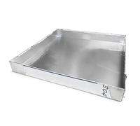 Bandeja de goteo de aire acondicionado a prueba de fugas, 10 cm de alto, 50 x 50 cm, colector de condensado de aire acondicionado para el hogar, oficina, jardín y exterior Sto Soluts.