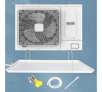 Bandeja de goteo de aire acondicionado, bandeja de recogida y drenaje de agua para unidades de interior/exterior, kit de drenaje para una gestión eficiente del agua