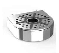 Bandeja de goteo de repuesto con rejilla de cubo de derrames para máquina de café, plástico negro, piezas de soporte de taza, fácil de limpiar, 9 x 8 x 3 cm (tazas)