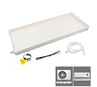 Bandeja de goteo del aire acondicionado, unidad interna y externa del aire acondicionado Bandeja de agua Bandeja de PP Almohadilla colectora de agua: perfecta for sistemas de bomba de calor de aire ac