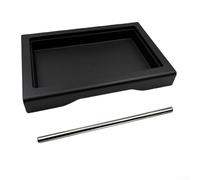 Bandeja de goteo delgada de perfil bajo, kit de modificación de resorte OPV de 6/9/12 bar, tubo largo de acero inoxidable, para máquina de café clásica Gaggia (juego de 2 piezas)