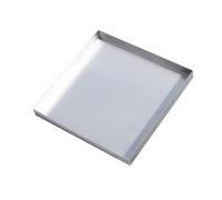 Bandeja de Goteo para Aire Acondicionado - Bandeja de condensación de Acero Inoxidable 304, 5 cm de Altura, para Lavadora, para protección del Suelo, sin Puerto de Drenaje.