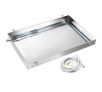 Bandeja de goteo para aire acondicionado con manguera, adecuada para soluciones de drenaje en sistemas industriales de aire acondicionado y estaciones de distribución, 30 x 60 cm
