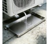 Bandeja de Goteo Universal Acero Inoxidable 304 5cm Altura 0.8mm Grosor Bandeja de Drenaje Antifugas for Aire Acondicionado Lavadora Cocina Doméstica Protege(20x70cm(8x28in))