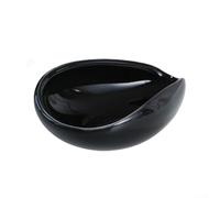 Bandeja de granos de café de acero inoxidable para porciones antes de pesar en básculas digitales o preparación directa (negro)