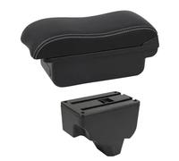 Bandeja de Guantera para Reposabrazos Conjunto De Almacenamiento Para Reposabrazos Central De Para Peugeot 2008/208 (2019-2024).(Black-F)