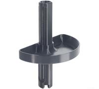Bandeja de herramientas de bicicleta ligera con soporte de tubo de cabeza desmontable y base con incrustaciones de silicona para una colocación resistente a las vibraciones (B-negro)