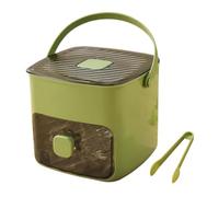 Bandeja de hielo de congelación de doble capa - Contenedor de almacenamiento de hielo de alimenticio de gran capacidad | Utensilios de cocina y equipo de campamento para bebidas, whisky, cerveza