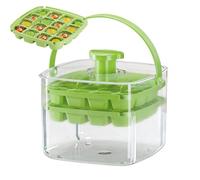 Bandeja de hielo de liberación rápida - Presione la bandeja para cubitos, tapa del recipiente, molde para hielo, herramienta reutilizable para hacer | Bandejas para hacer bebidas y cócteles, enfriador