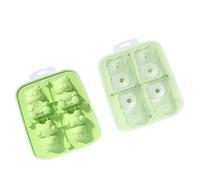 Bandeja de hielo de silicona de grado alimenticio, molde reutilizable para sopas, congeladores, jugos de vino, máquina de hielo con forma de dragón pequeño