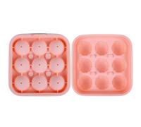 Bandeja de Hielo de Silicona - Molde de Silicona para Chocolate con 9 Cavidades de Balones de Fútbol,Cubitera para Congelador | Para hogar día de juego reunión enfriar whisky cóctel
