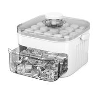 Bandeja de Hielo Grande - Molde de Doble Capa para Bebidas | de 50 cavidades con gran capacidad, accesorio de cocina para la vida diaria, piscina, Picnic, Camping, vacaciones, bebidas, whisky, có