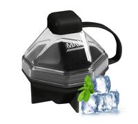 Bandeja de hielo - Máquina de bloques de hielo facetados de fácil | Bandeja de hielo tipo prensa con diseño de bloque de hielo facetado y fácil liberación para el hogar, cocina, bebidas, café