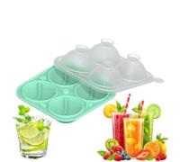 Bandeja de hielo, molde de hielo - Whisky Ice Ball Maker reutilizable - de novedad Molde de gran artesanía fácil de liberación para enfriar brandy bourbon