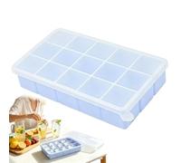 Bandeja de Hielo para Congelador - 15 Compartimentos para Cubitos de Cóctel,Molde De Silicona Para Hielo,para Cocina Hogar Apartamento Pub Hotel Casa Rural Noches Familiares