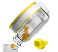 Bandeja de hielo portátil versátil para utensilios de cocina | Botella para hacer hielo con múltiples rejillas para el hogar, restaurante, cafetería, tiendas de bebidas, cócteles, café