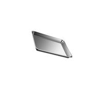 Bandeja de horno de acero inoxidable 304 con parte inferior plana con distribución uniforme del calor, práctica bandeja para hornear para pasteles y panes