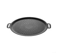 Bandeja de horno de piedra no Maifan resistente para asar a la parrilla, camping, uso al aire libre, 28 x 35 cm