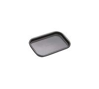 MasterClass Bandeja para hornear en porciones individuales con antiadherente PTFE, PFOA y libre de BPA, robusta de acero al carbono de 1 mm de espesor, 16,5 x 10 cm, gris