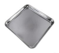 Bandeja de horno profesional para hacer galletas sin deformación (25 x 25 x | Para acero inoxidable de alta calidad, distribución uniforme del calor, evita quemaduras, construcción, fácil de limpiar