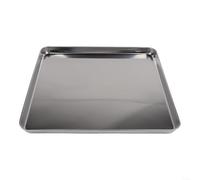 Bandeja de horno profesional para hacer galletas sin deformación (40 x 40 x | Para acero inoxidable de alta calidad, distribución uniforme del calor, evita quemaduras, construcción, fácil de limpiar