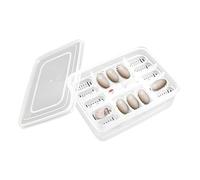 Bandeja De Incubación Reptiles - Caja Compartimentada Para Huevos De Lagarto | Soporte De Crecimiento Para Huevos De Gecko, Caja De Cría De Para Vivarium, Herramienta De Criador Amateur O