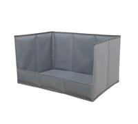 Bandeja de Inodoro para Perros -Portátil,Impermeable,Soporte para Almohadillas para PIS,Bandeja de para Mascotas de Pared Alta Plegable,Inodoro para Perros| Almohadilla para orinar de Hierba par