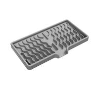 Bandeja de jabón, jabonera de silicona con barra de drenaje | Soporte de secado rápido para loción, champú, perfume, artículos de tocador, esponja, baño, hotel, encimeras, viajes