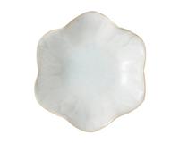 Bandeja De Joyería Estilo Minimalista, Plato Sabor For Aperitivos En Casa, Decorativo Loto Cerámica Y Exhibición Decorativa, 2 Uds Para Mujeres(White)
