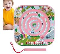 Bandeja de Laberinto Magnético para | Juguetes de Despertar Temprano | Juego de Motricidad Fina | Para Casa Escuela Viaje Sala de Juego Niños Niñas Actividad en Grupo Cumpleaños