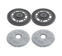 Bandeja De Limpieza De Estación Base Con Soporte For Trapeador, Compatible Con Dreame L30 Ultra/X40/X30/X30 Pro/L10S Pro Ultra Heat, Bandeja For Fregona De La Serie Robotic Arm.(2pcs)