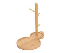 Bandeja de madera con soporte para troncos, forma sencilla y exquisita