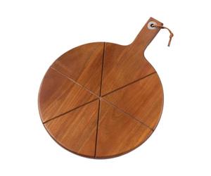 Bandeja de madera de profesional - Servidor de madera contrachapada, losa circular universal resistente | Dispositivo de corte industrial para mantenimiento de panadería, equipo de herramientas
